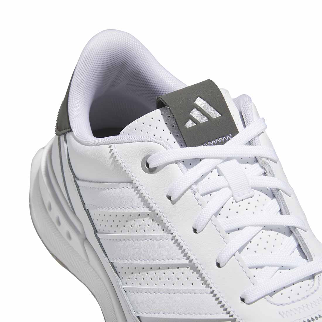 Adidas S2G Spikeless Leather 24 Golf Shoes White/Charcoal