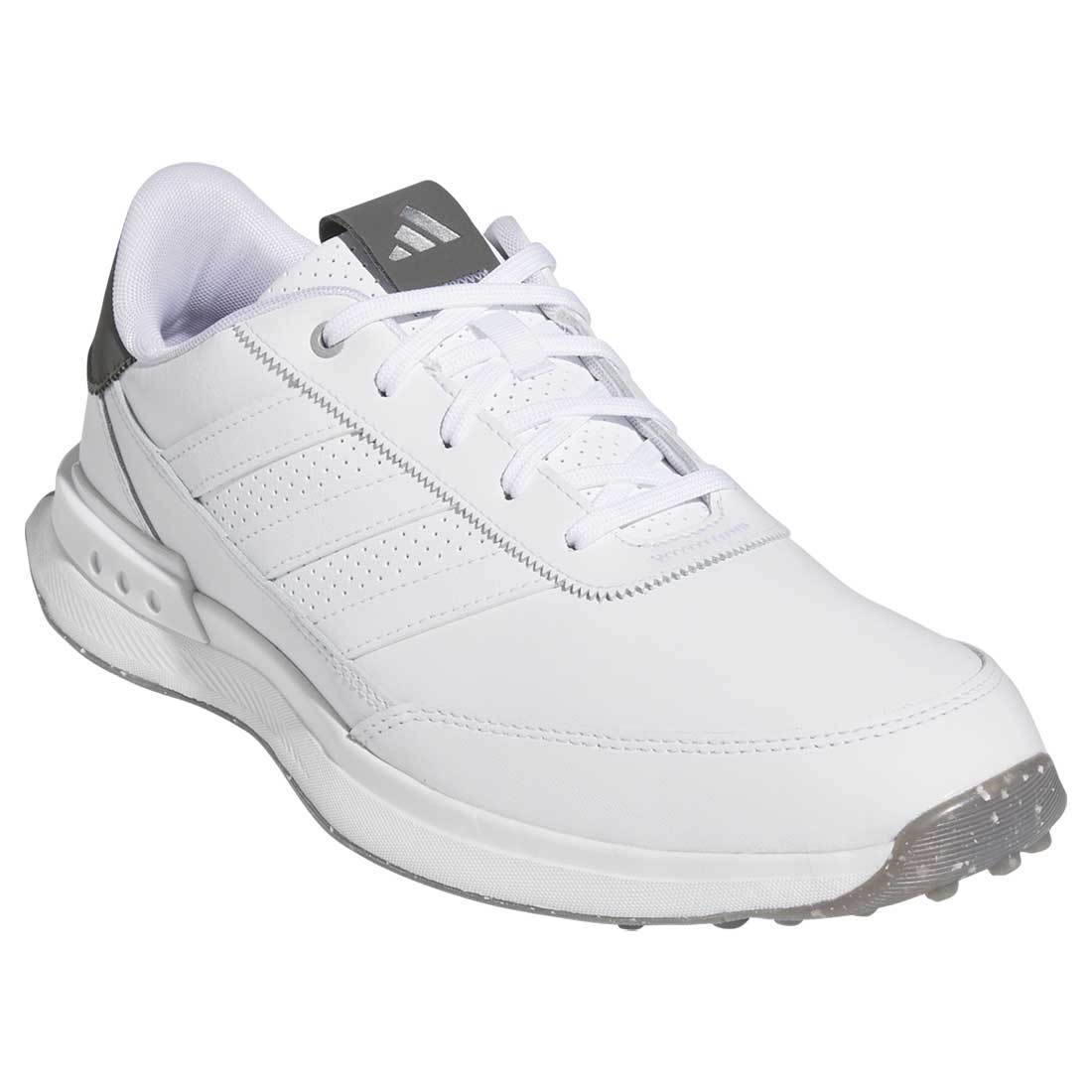 Adidas S2G Spikeless Leather 24 Golf Shoes White/Charcoal