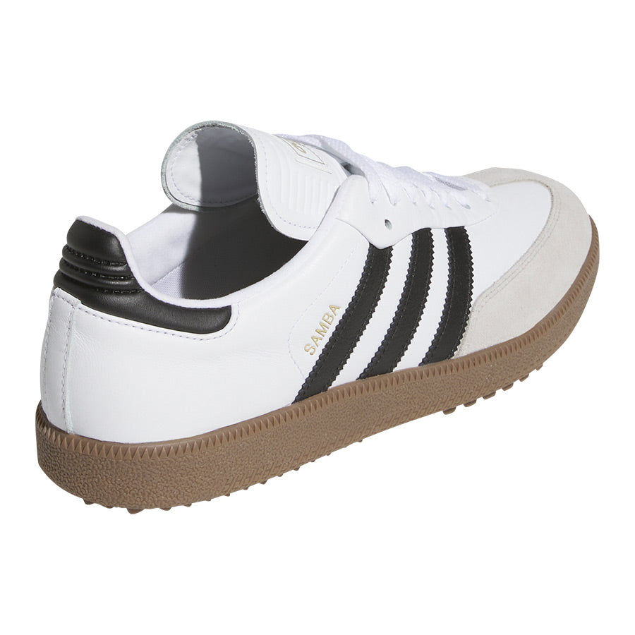 Adidas Samba Spikeless Golf Shoes White/Black/Gum
