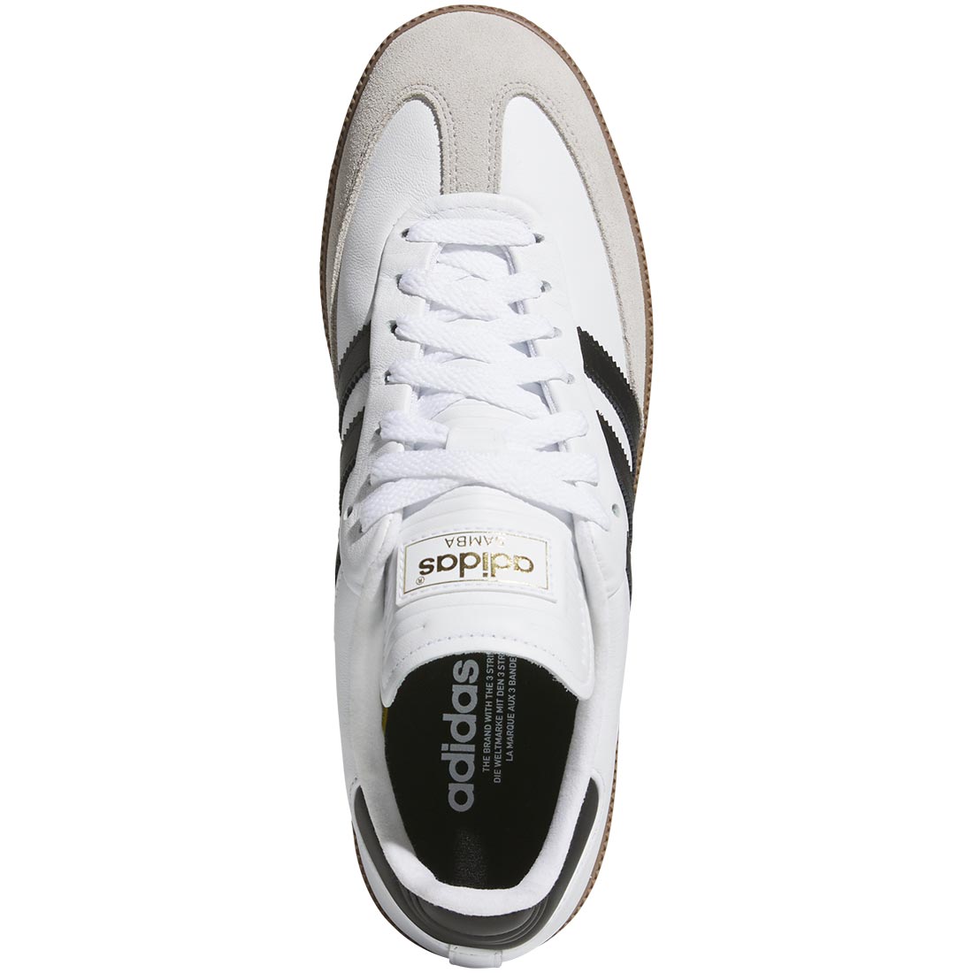 Adidas Samba Spikeless Golf Shoes White/Black/Gum