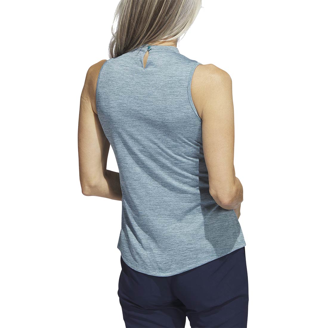 Adidas Women's Heathered Essentials Mock Sleeveless