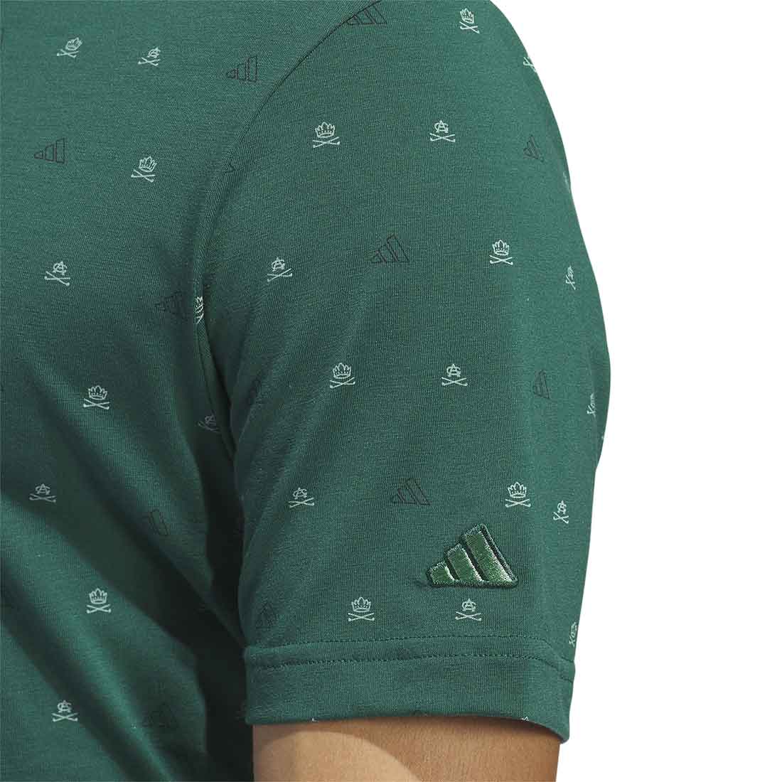 Adidas Go-To Mini-Crest Print Polo