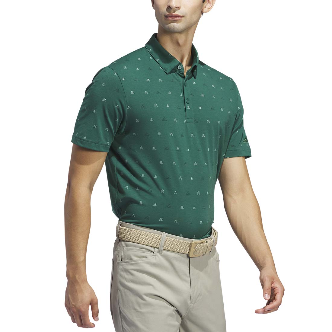 Adidas Go-To Mini-Crest Print Polo