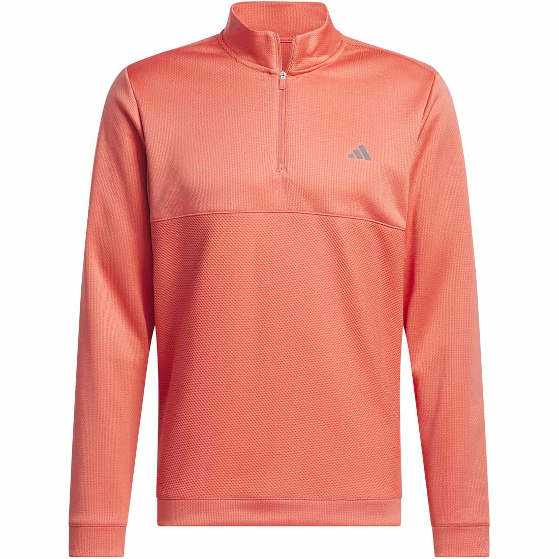 バーディ adidas Men's Golf Ultimate365 Textured Quarter-Zip Top - Purple