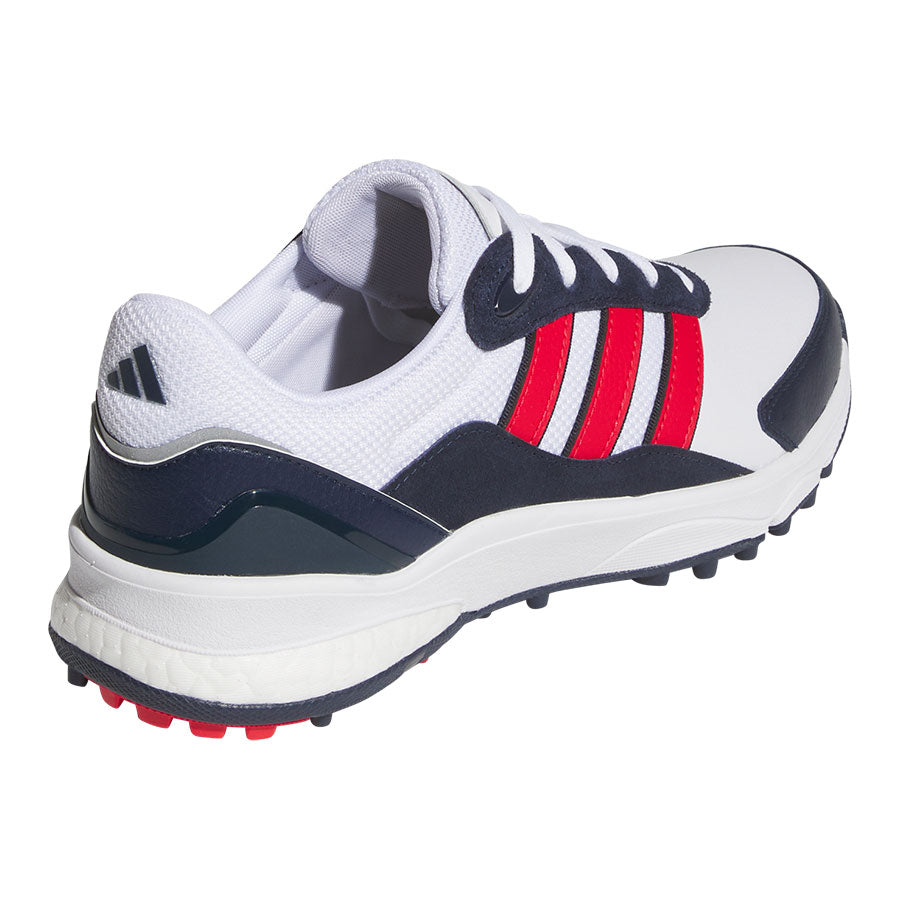 Adidas SW5540 Golf Shoes White/Pure Ruby/Collegiate Navy