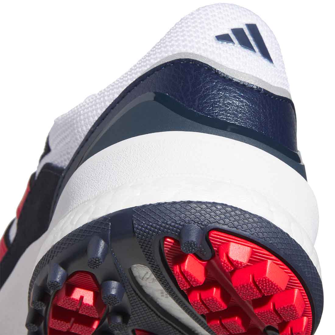 Adidas SW5540 Golf Shoes White/Pure Ruby/Collegiate Navy