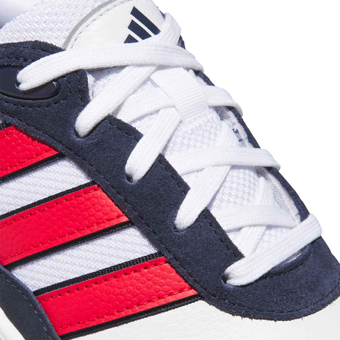 adidas SW 5540 Spikeless Golf Shoes - Footwear White/Pure Ruby/Collegiate Navy - 7 adidas SW 5540 Spikeless Golf Shoes - Footwear White/Pure Ruby/Collegiate Navy - 7