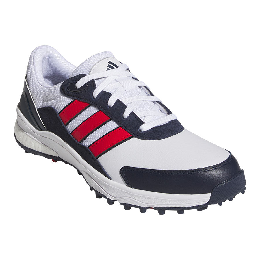 Adidas SW5540 Golf Shoes White/Pure Ruby/Collegiate Navy