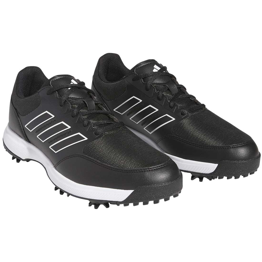 Adidas Tech Response 3.0 Golf Shoes Black/Black/White