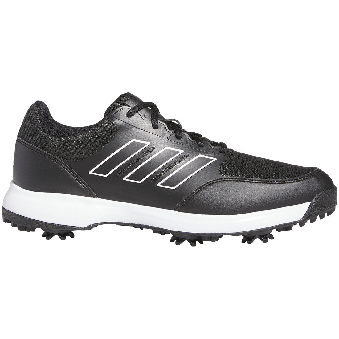 Adidas Tech Response 3.0 Golf Shoes Black/Black/White
