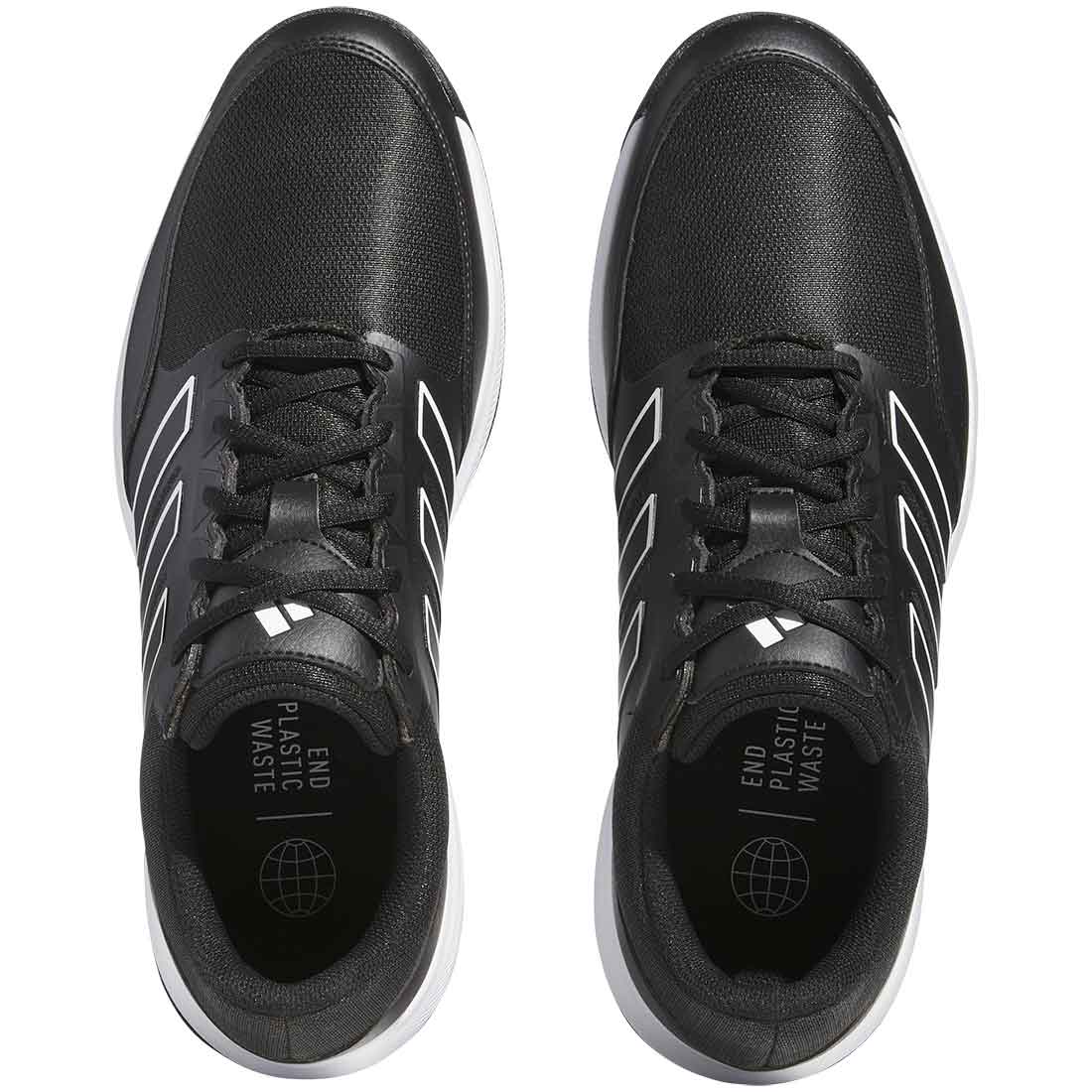 Adidas Tech Response 3.0 Golf Shoes Black/Black/White