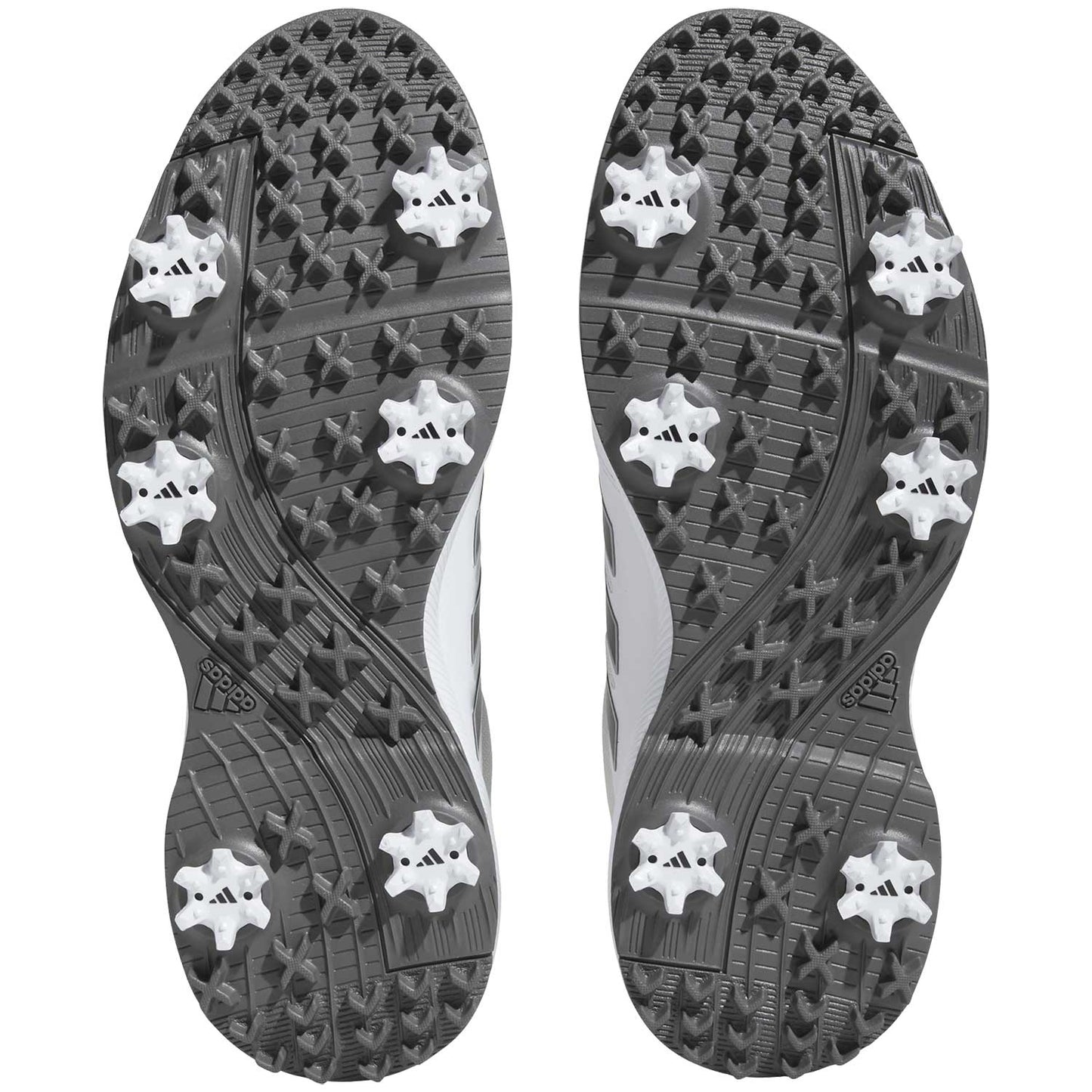 Adidas Tech Response 3.0 Golf Shoes White/Dark Silver