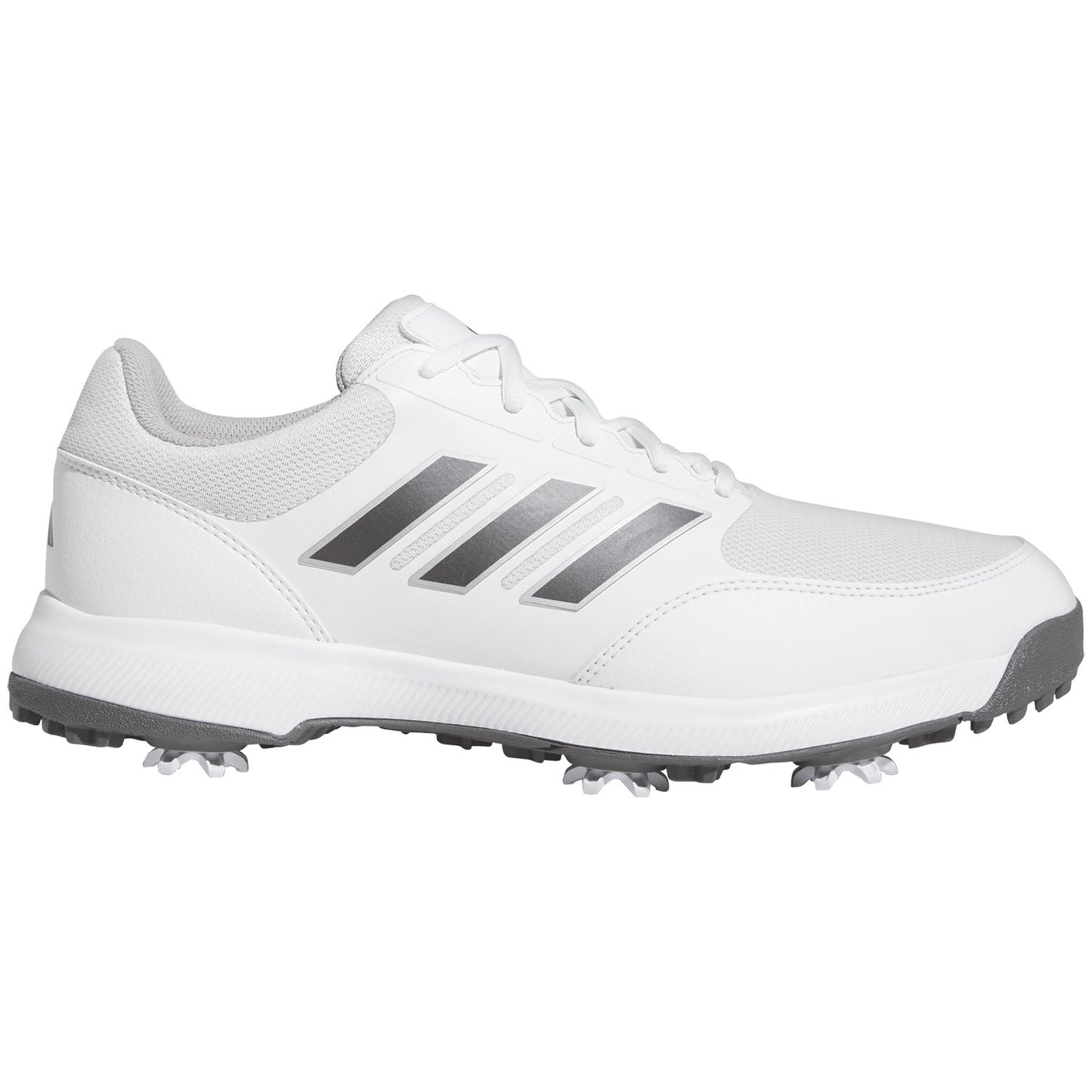 Adidas Tech Response 3.0 Golf Shoes White/Dark Silver