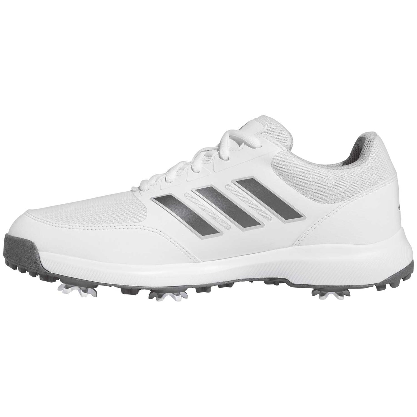 Adidas Tech Response 3.0 Golf Shoes White/Dark Silver