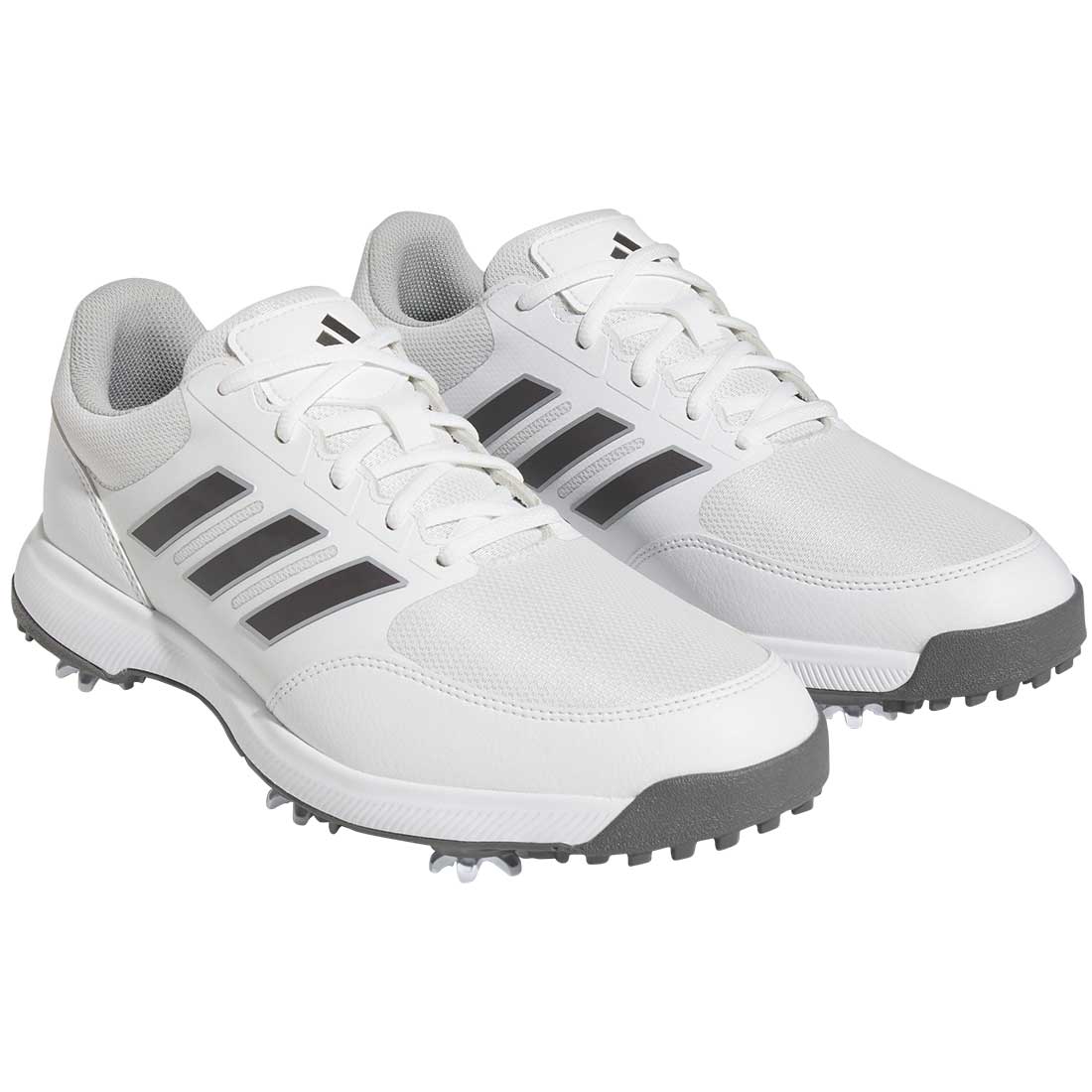 Adidas Tech Response 3.0 Golf Shoes White/Dark Silver/Silver