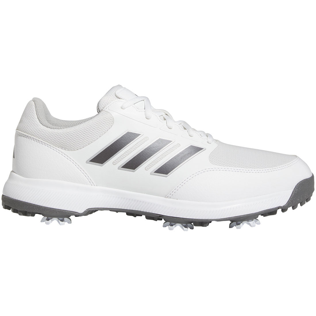 Adidas Tech Response 3.0 Golf Shoes White/Dark Silver/Silver