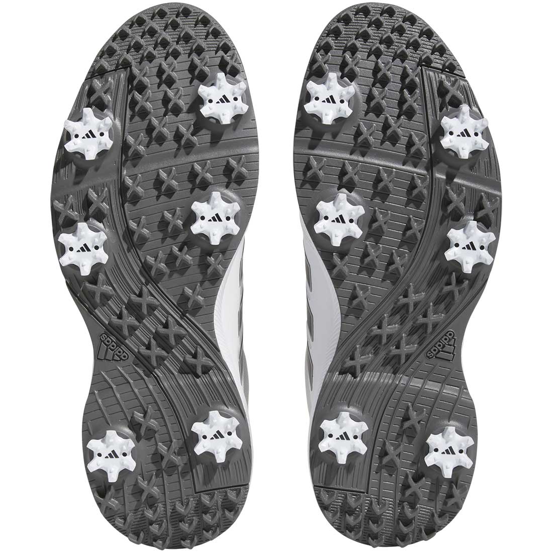 Adidas Tech Response 3.0 Golf Shoes White/Dark Silver/Silver