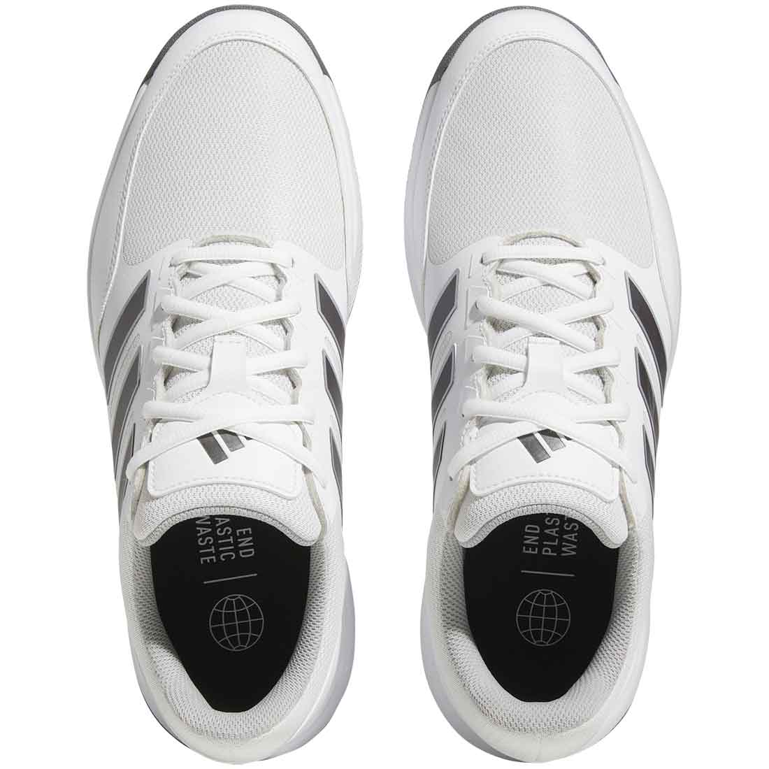 Adidas Tech Response 3.0 Golf Shoes White/Dark Silver/Silver