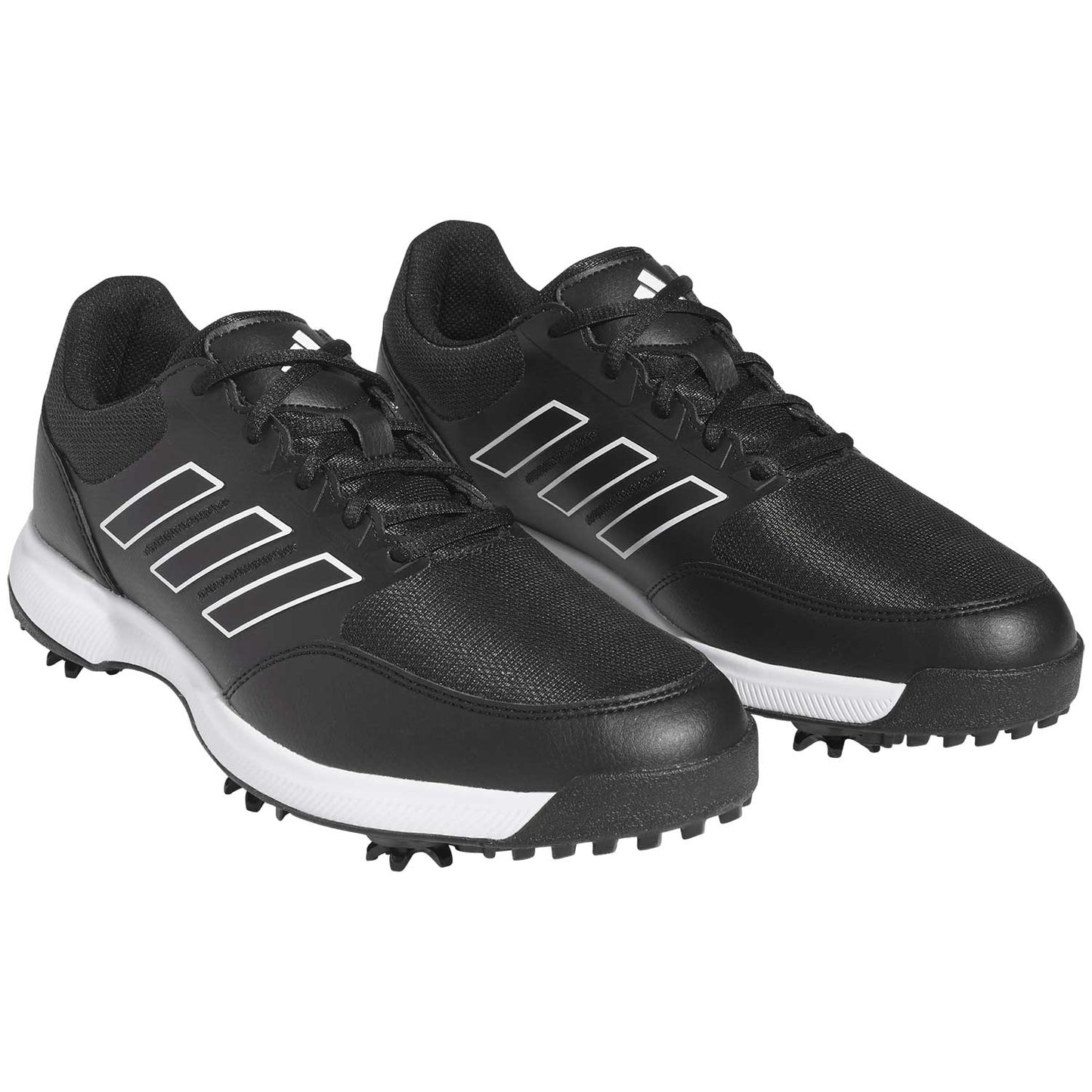 Adidas Tech Response 3.0 Golf Shoes Black/Black/White