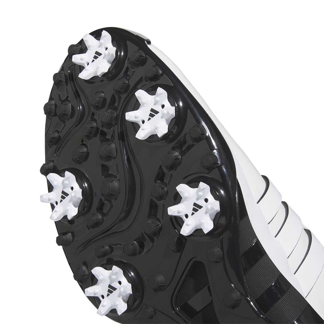 Adidas Tour360 24 BOA Golf Shoes White/White/Black – Golf Discount