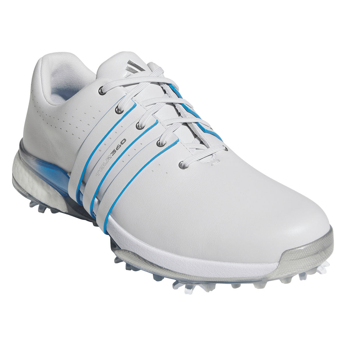 Adidas Tour360 24 Golf Shoes Dash Grey/Silver/Lucid Ray Blue
