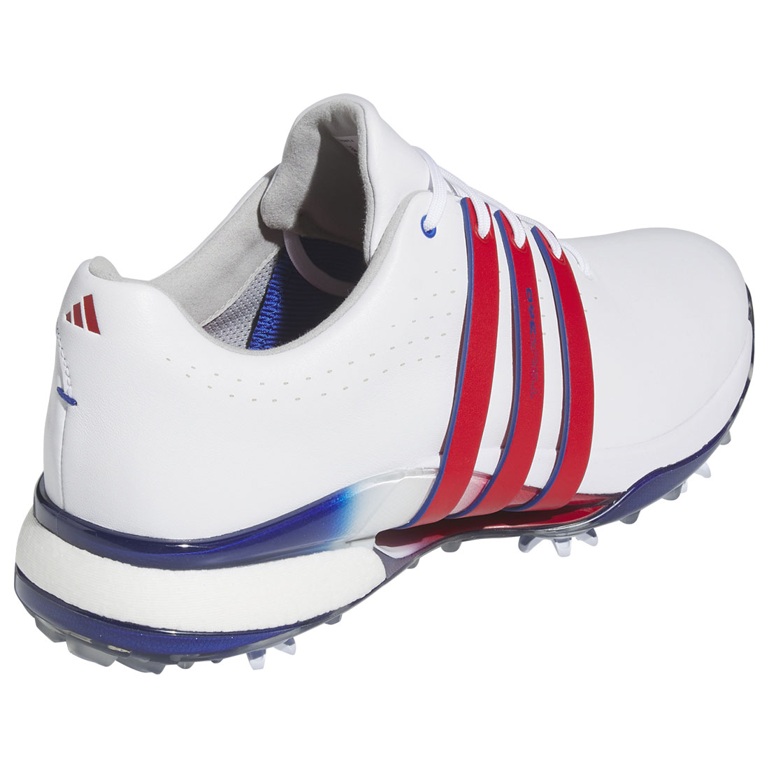 Adidas Tour360 24 Golf Shoes White/Better Scarlet/Team Royal