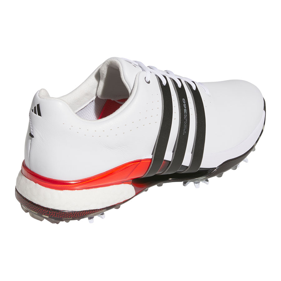 Adidas Tour360 24 Golf Shoes White/Black/Lucid Red