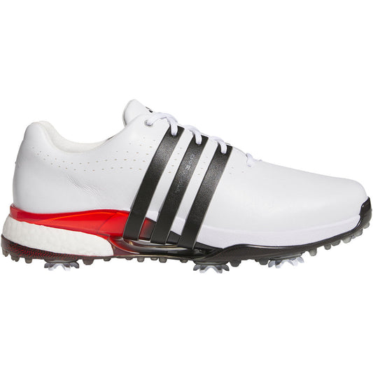 Adidas Tour360 24 Golf Shoes White/Black/Lucid Red
