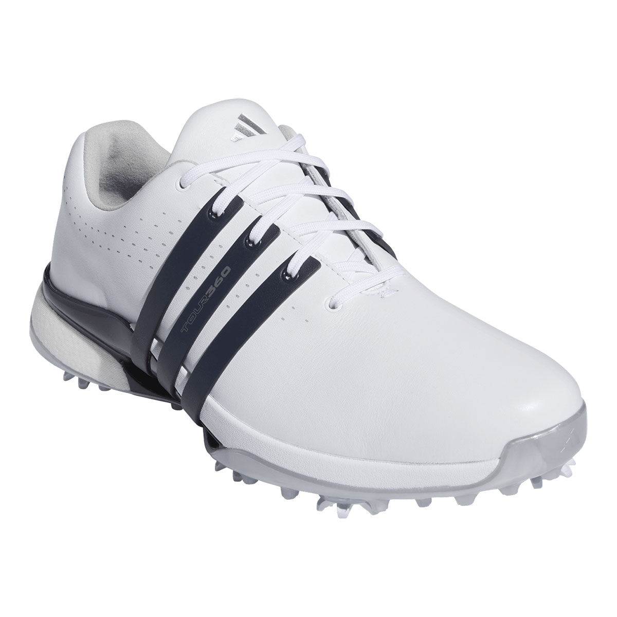 Adidas Tour360 24 Golf Shoes White/Collegiate Navy/Silver