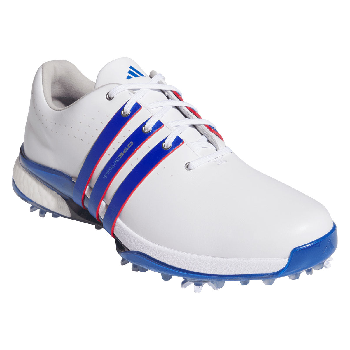 Adidas Tour360 24 Golf Shoes White/Team Royal Blue