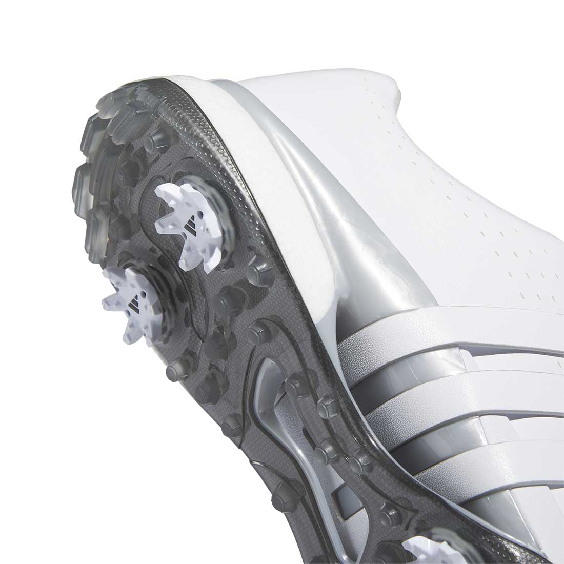 Adidas Tour360 24 Golf Shoes White/White/Silver – Golf Discount
