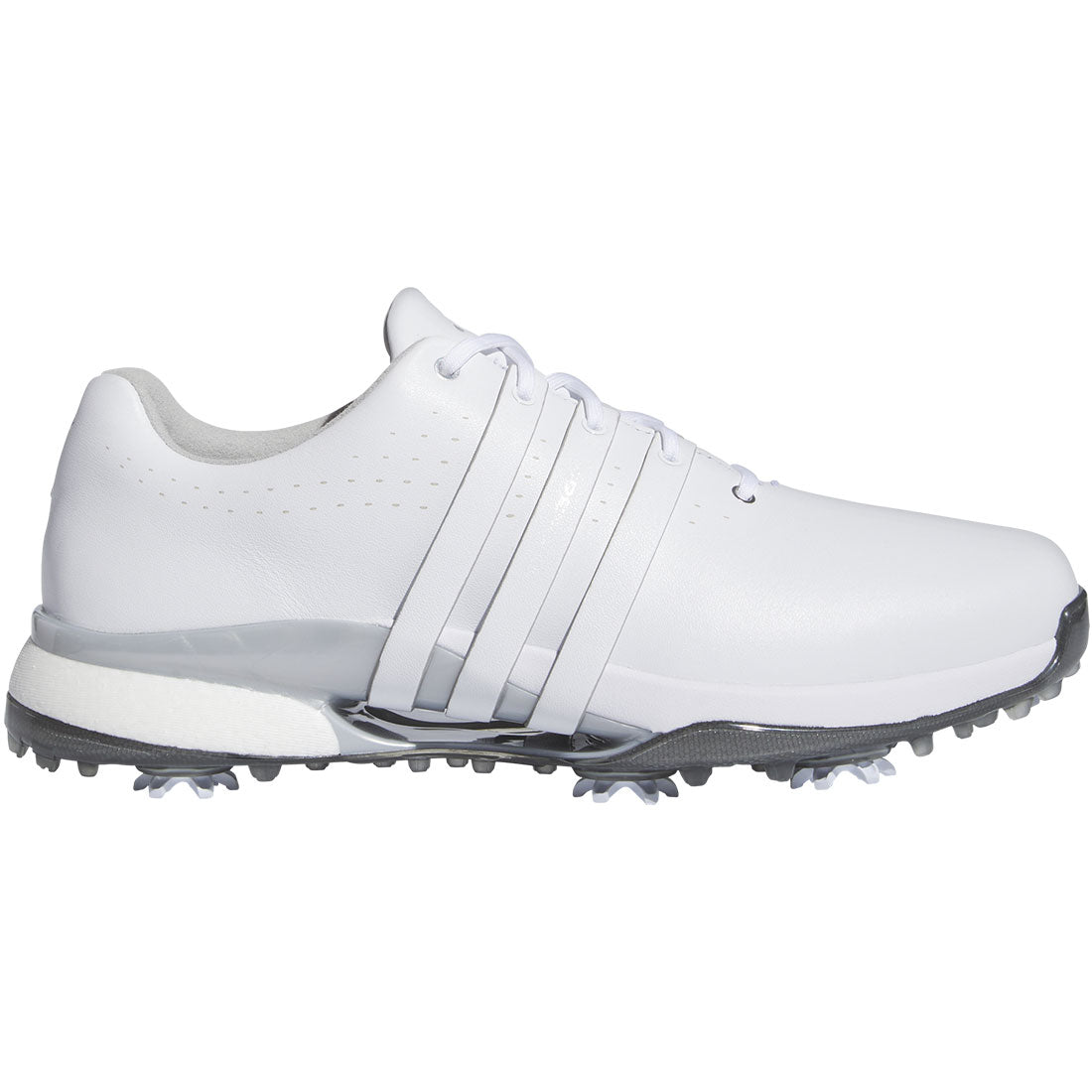 Adidas Tour360 24 Golf Shoes White/White/Silver