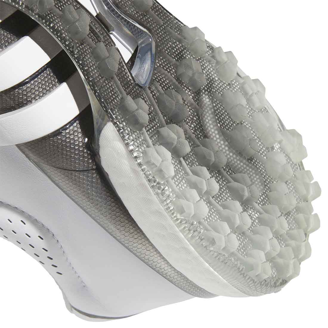 Adidas Tour360 25 SL Golf Shoes White/White/Silver – Golf Discount
