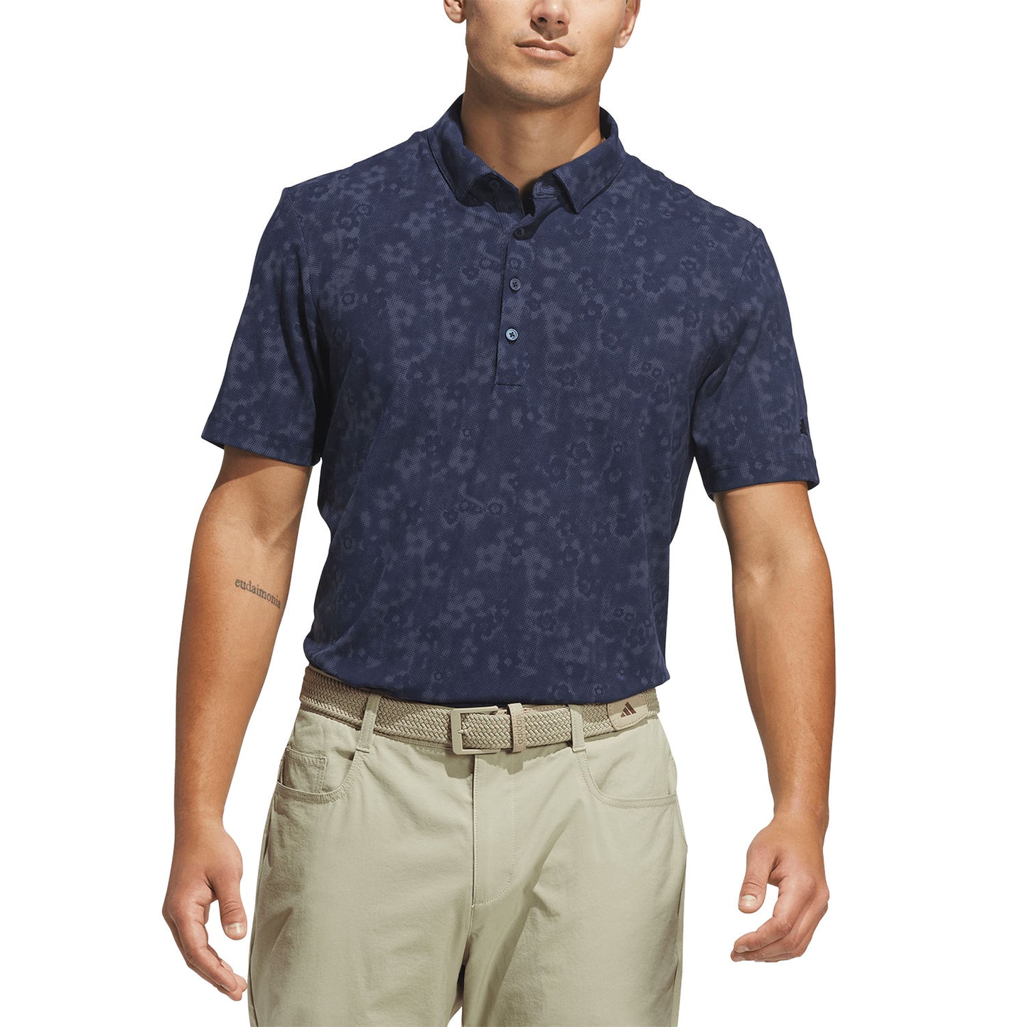 Adidas Ultimate365+ Climacool Blossom Print Golf Polo