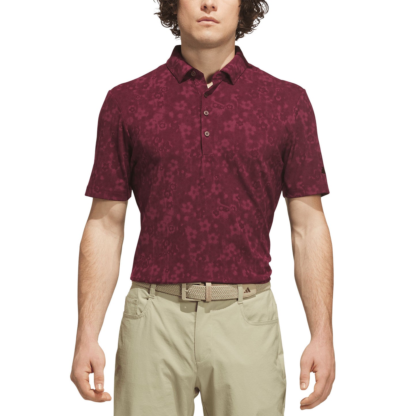 Adidas Ultimate365+ Climacool Blossom Print Golf Polo