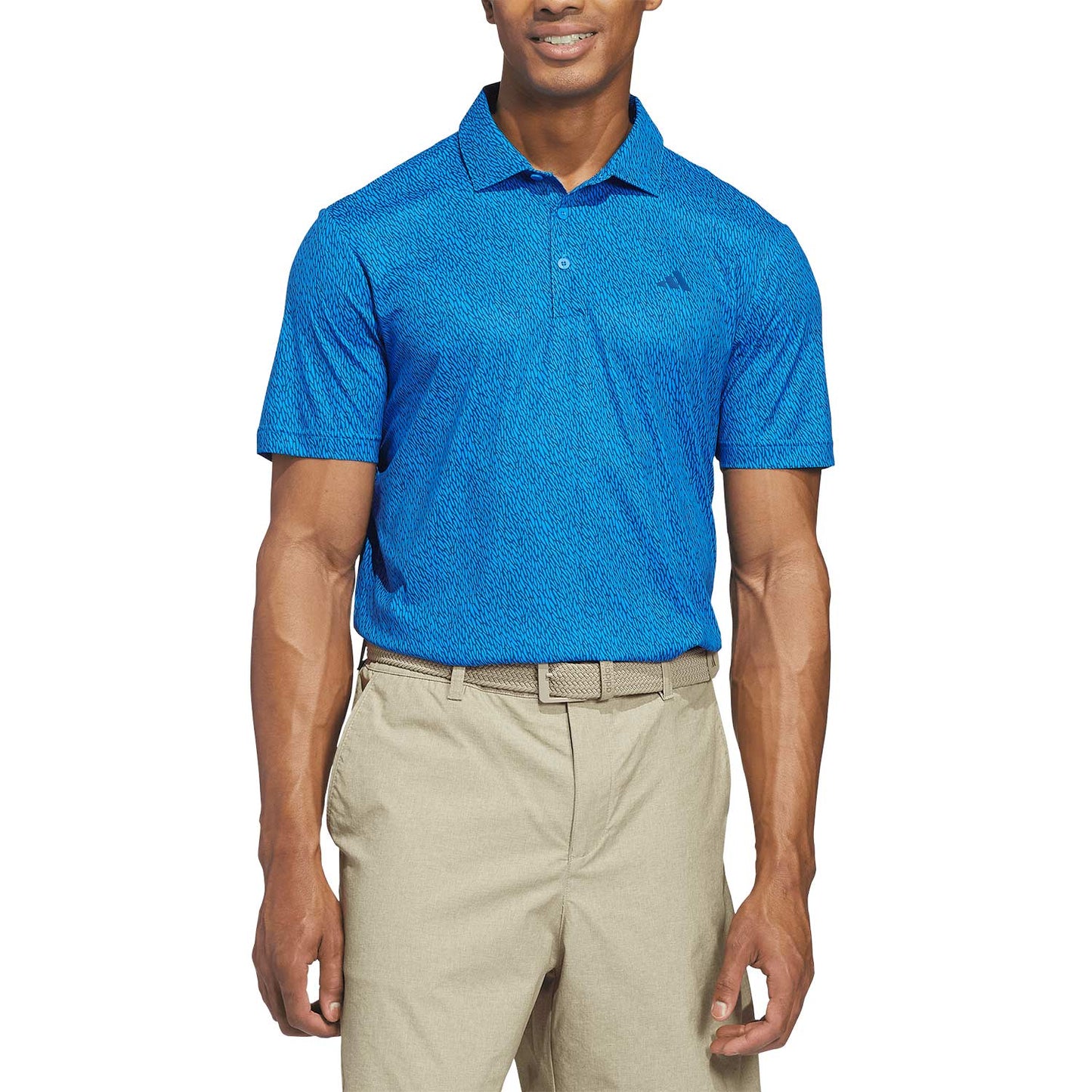Adidas Ultimate365 Feather Print Golf Polo