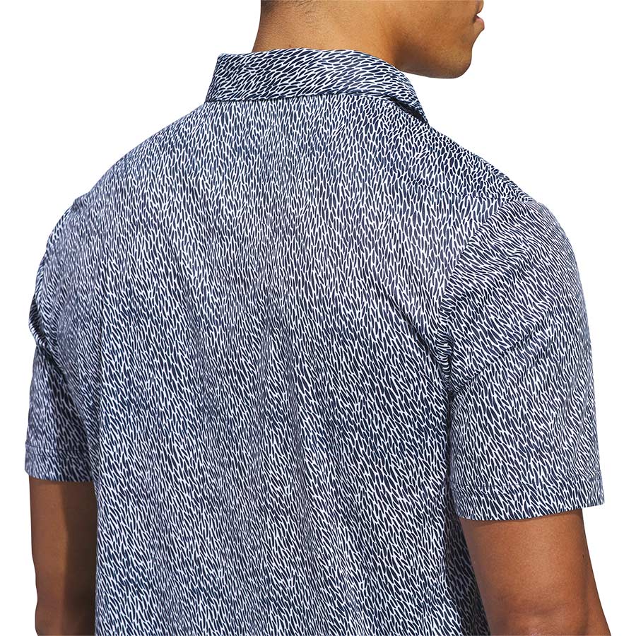 Adidas Ultimate365 Feather Print Golf Polo