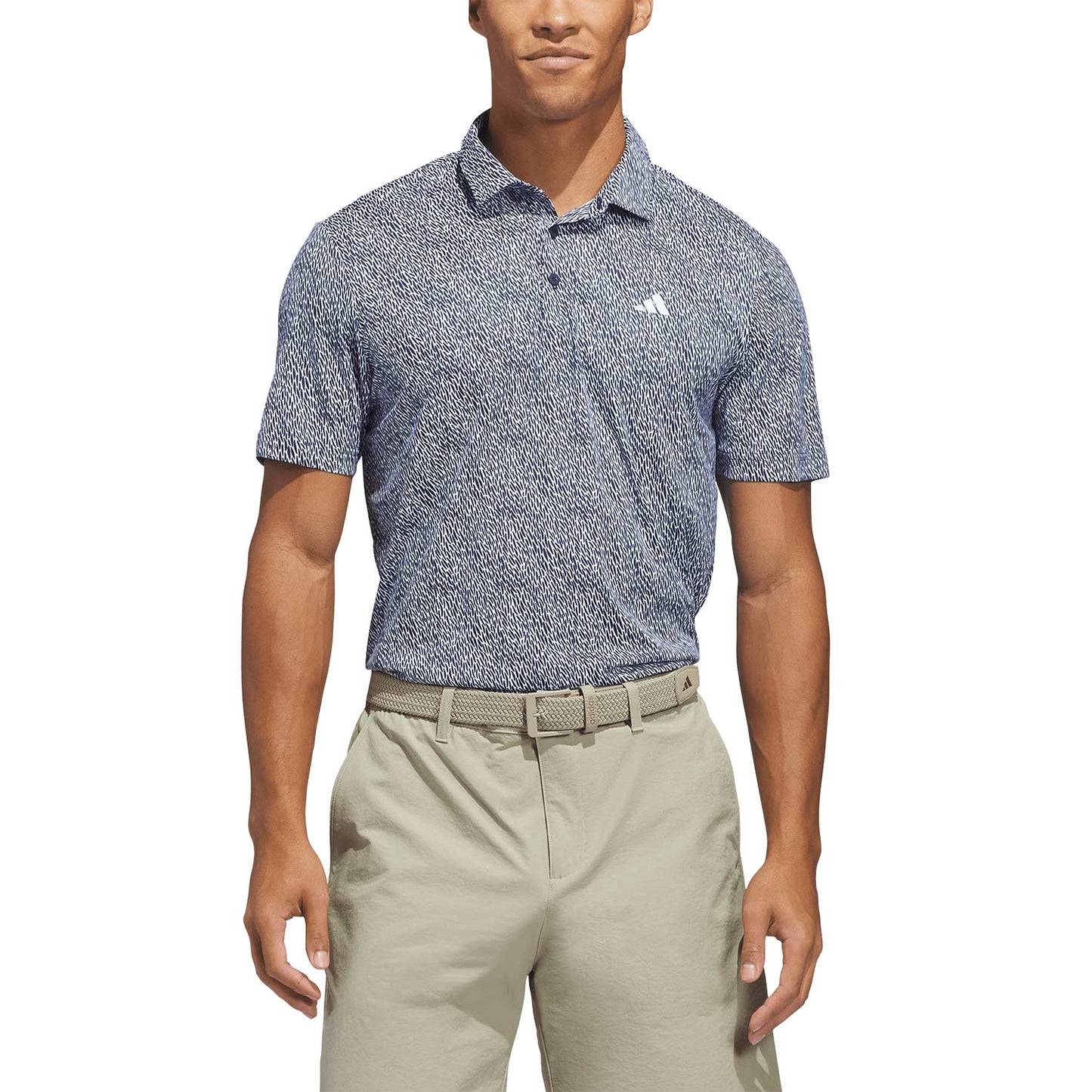 Adidas Ultimate365 Feather Print Golf Polo