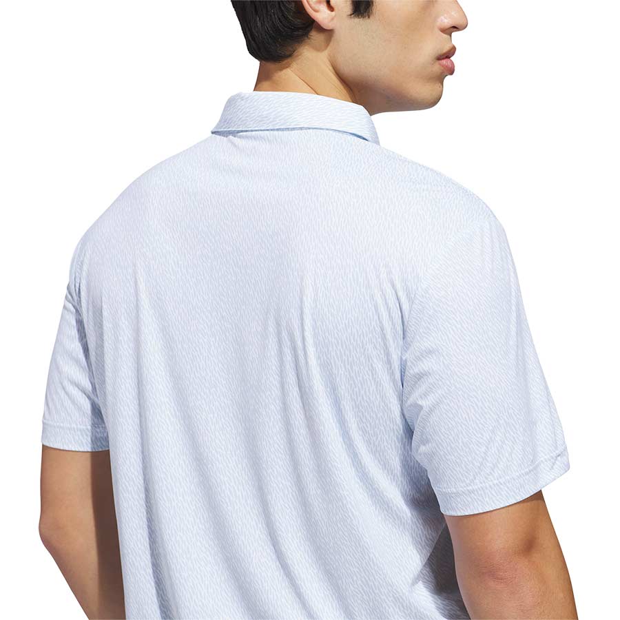 Adidas Ultimate365 Feather Print Golf Polo