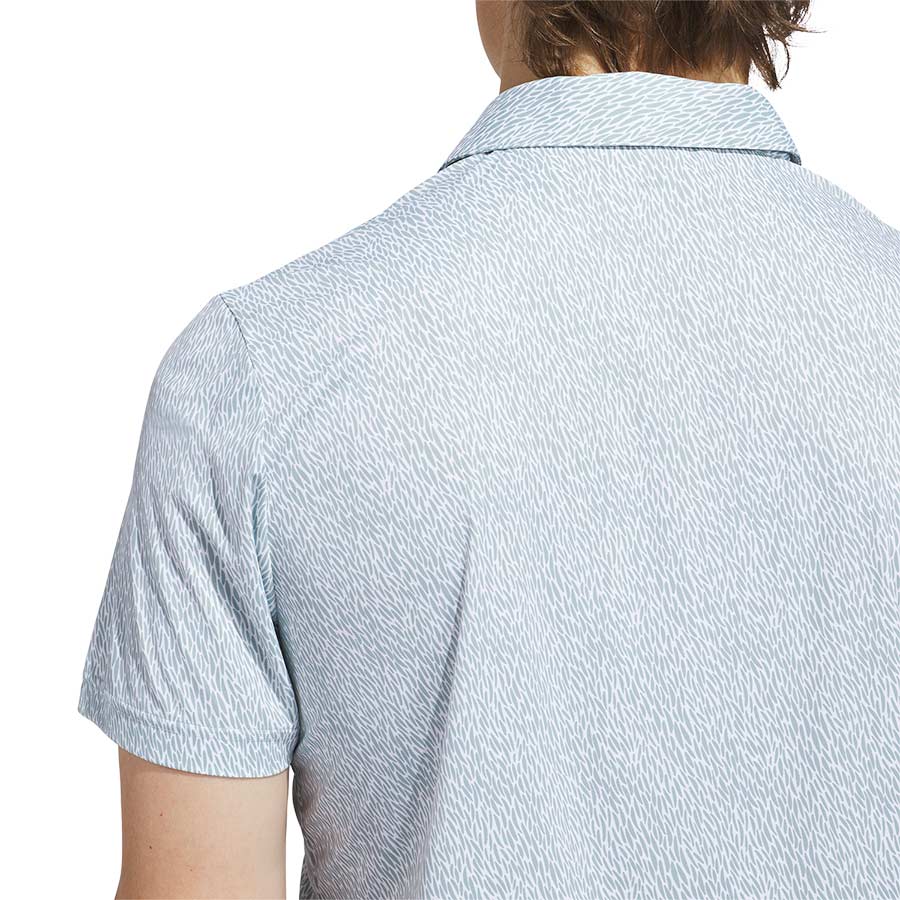 Adidas Ultimate365 Feather Print Golf Polo