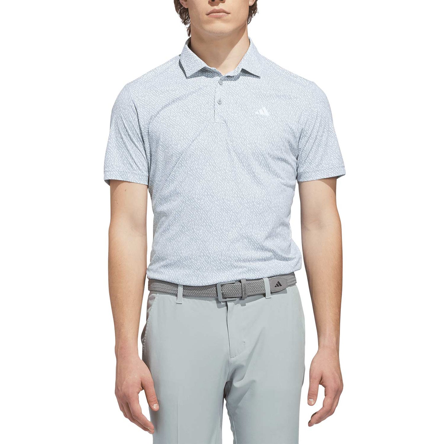 Adidas Ultimate365 Feather Print Golf Polo