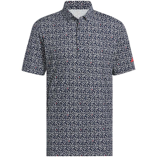 Adidas Ultimate365 Jacquard Argyle Golf Polo