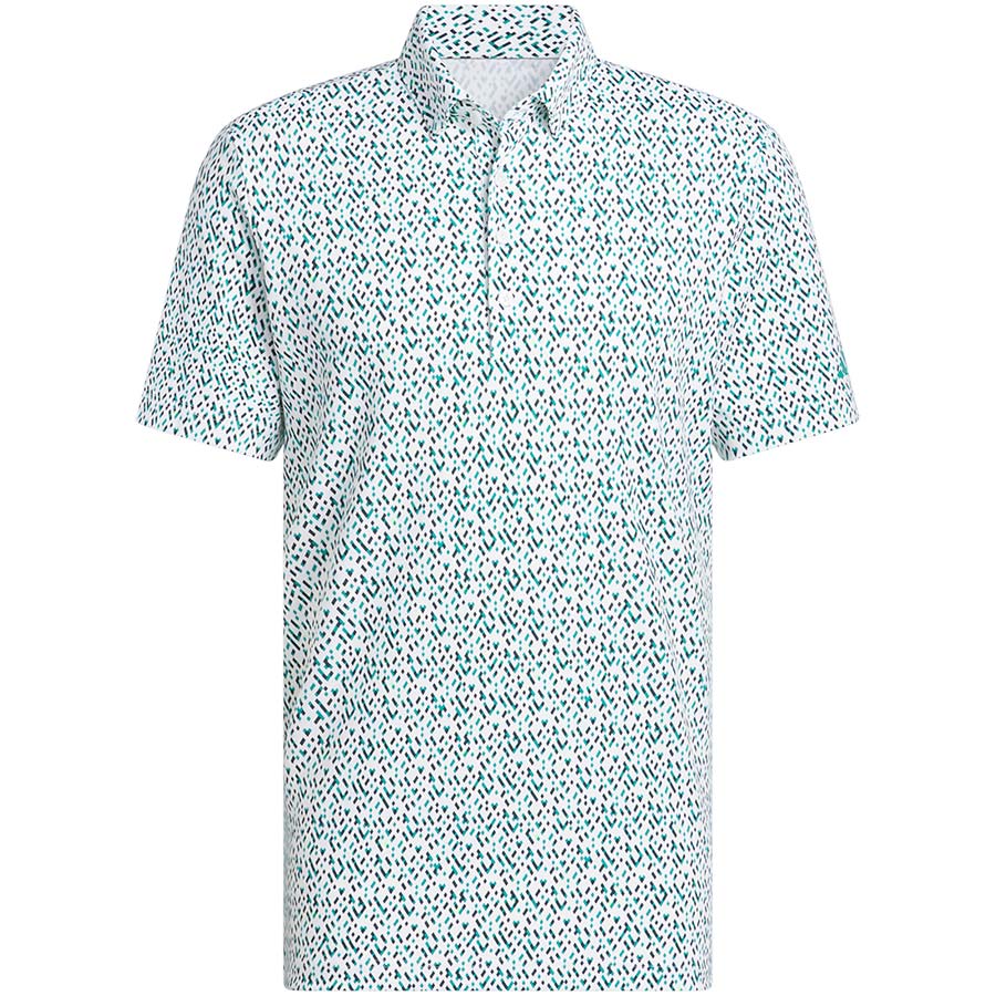 Adidas Ultimate365 Jacquard Argyle Golf Polo