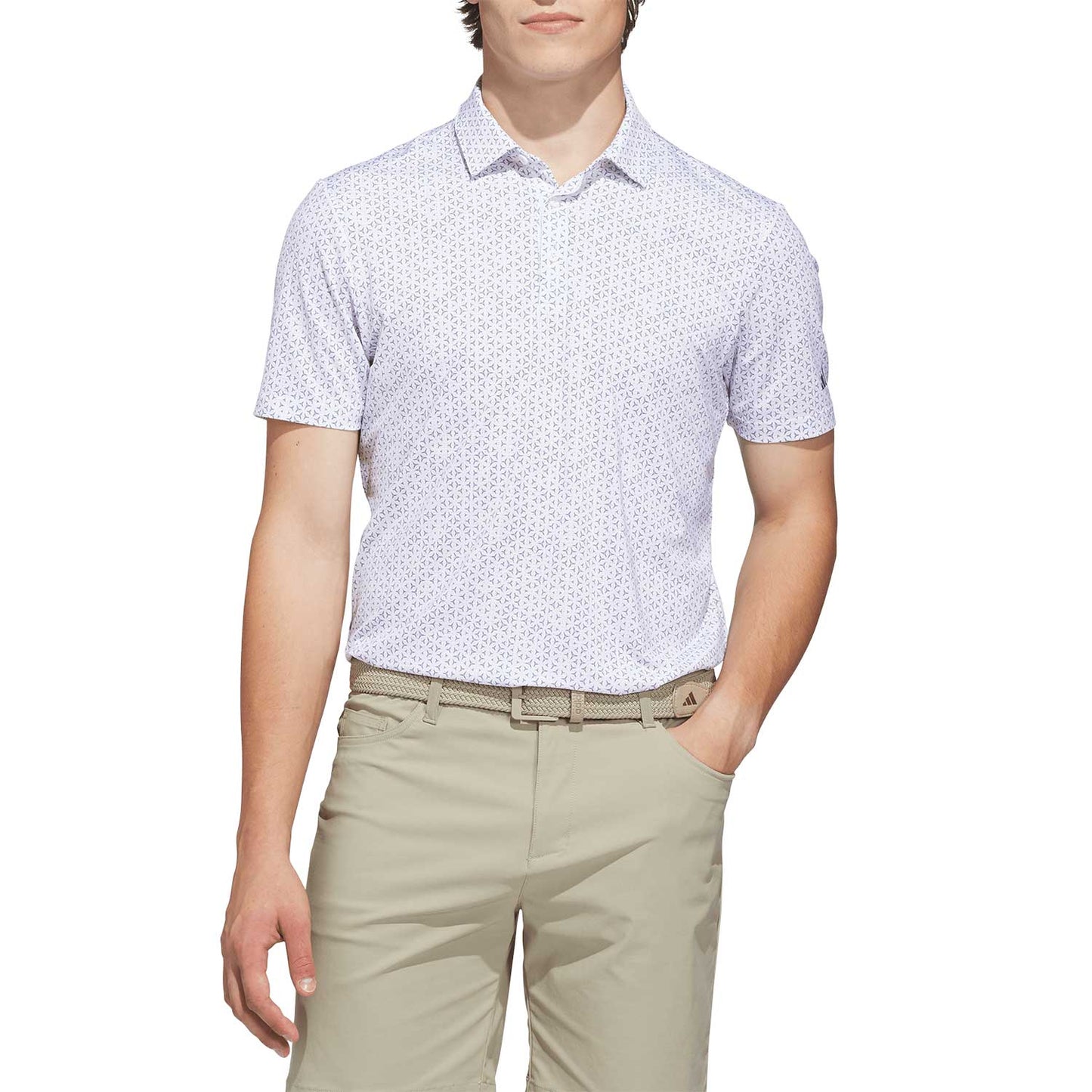 Adidas Ultimate365 Mesh Tango Print Climacool Golf Polo