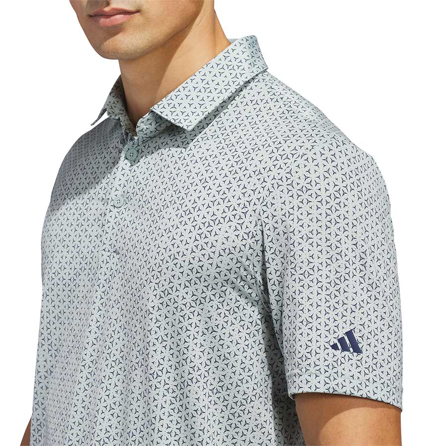 Adidas Ultimate365 Mesh Tango Print Climacool Golf Polo