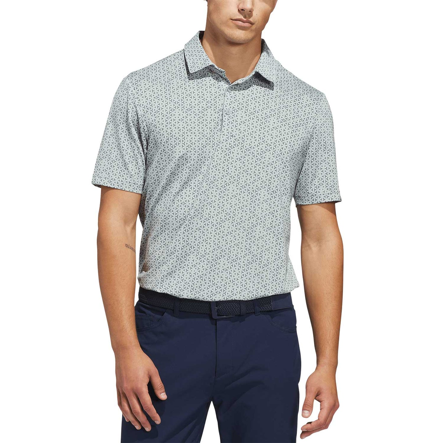 Adidas Ultimate365 Mesh Tango Print Climacool Golf Polo