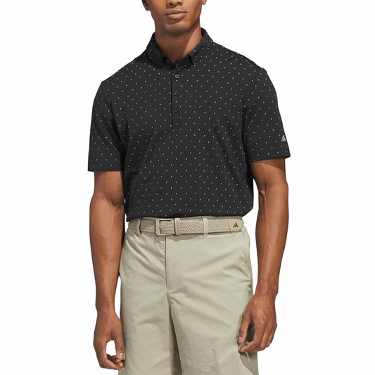 Adidas Ultimate365+ Micro Print Golf Polo
