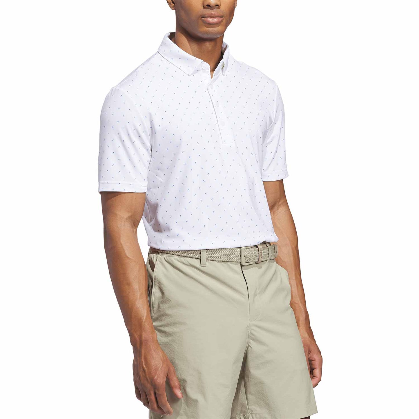 Adidas Ultimate365+ Micro Print Golf Polo