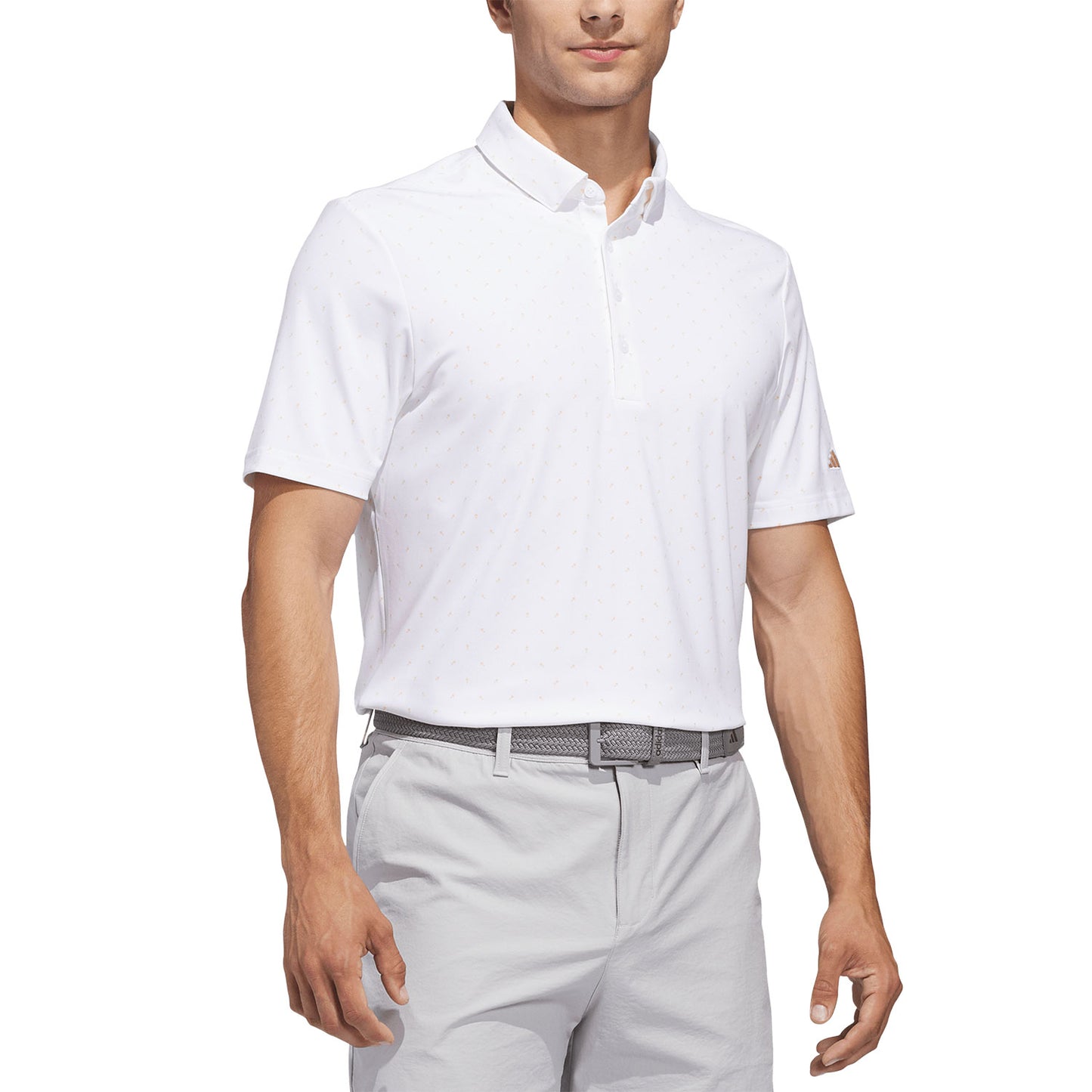 Adidas Ultimate365+ Micro Print Golf Polo