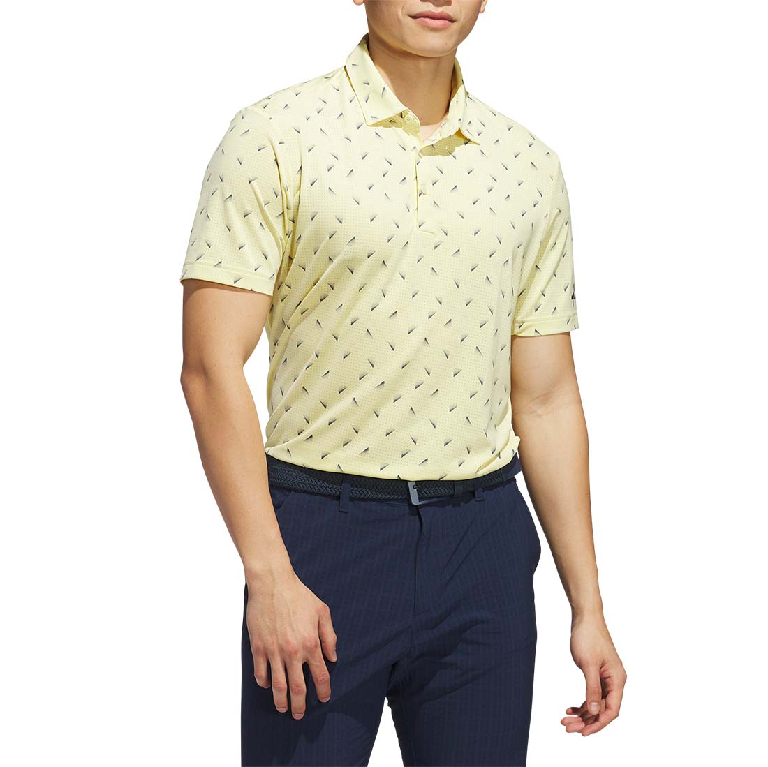 Adidas Ultimate365 Printed Slice Mesh Golf Polo